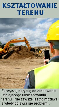 kształtowanie terenu