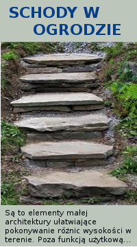schody w ogrodzie 